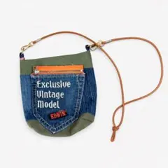 EDWIN Vintage Model ショルダーバッグ　ハンドメイド