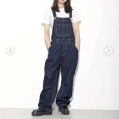 x-girl インディゴ オーバーオール