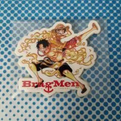 ワンピース　BragMen ステッカー　エース　ルフィ