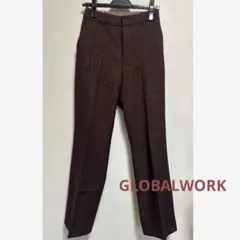 GLOBALWORK スラックス　ボルドー　レッドブラウン