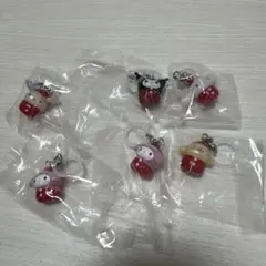 サンリオいちごめじるしアクセサリーカプセルトイ 6個セット
