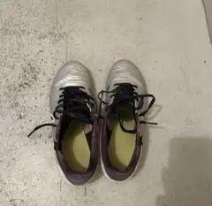 Nike Tiempo サッカーシューズ シルバー/ブラック/イエロー26cm