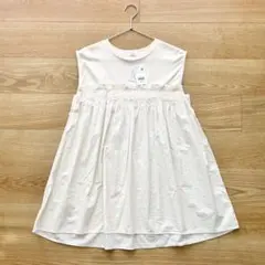 【新品】ローリーズファーム ピグメントキリカエチュニック　アイボリー　ロングのサムネイル