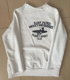 デニム　ダンガリー ミッキー サーフ　スウェット　トレーナー　130