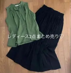 ◾️コーデ売り◾️ 綺麗め｜カジュアル｜ふんわり｜レディースまとめ売り2点セット♡