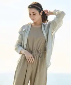 【美品】Stola. ストラ ノーカラーオールインワン ブラック 38