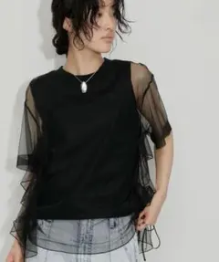 新品未開封/定価17,600】アダムエロペ_ニットフリルビスチェ - メルカリ