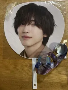 なにわ男子 道枝駿佑 うちわ 銀テープ