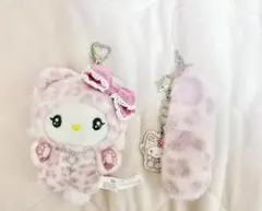 正規品サンリオ　ギャルネコ　チャーミーキティ　マスコットホルダー　しっぽチャーム