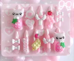 現品♡ネイルチップ 量産型 地雷系 平成女児