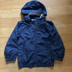 ネイビー フード付きジャケット