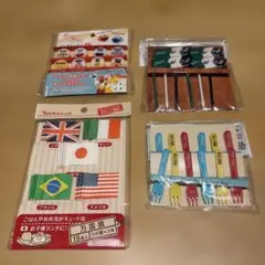 ランチピック 4点セット セサミストリート 国旗のサムネイル