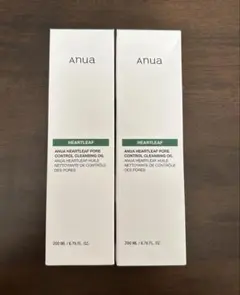 アヌア　ハートリーフ　ポア コントロール クレンジング オイル　2本セット