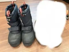 モンベル　キッズ　スノーブーツ　紺