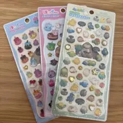 【新品未開封・匿名】ほっぺちゃん　ふわふわとりのなかまたち　プチドロステッカー