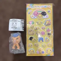 onちゃんのフロッキーフィギュアだオン　プシュー・ぷにぷにマシュマロ風シールのサムネイル