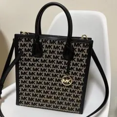 【美品】最終値下げ マイケルコース バッグ 黒 総柄