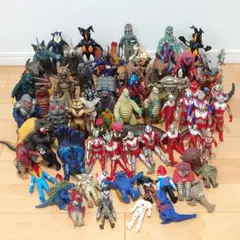 【3体追加】ウルトラマン 怪獣 ソフビ フィギュア 72体 大量 まとめ売り