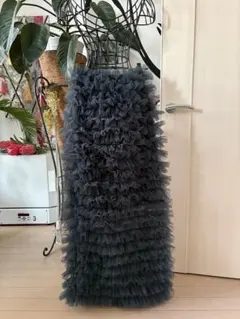 フリフリチュールロングスカート