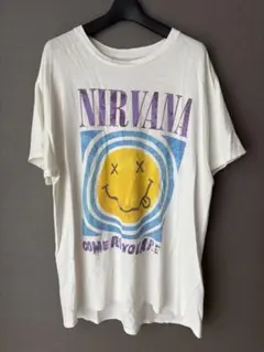 NIRVANA ニルヴァーナ バンドTシャツ スマイルロゴ Lサイズ相当