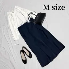 【未使用品あり】長袖ブラウス＋ロングスカート　上品カジュアルコーデ　M相当　美品