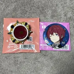 あんさんぶるスターズ　スタライ　リングライト　缶バッジ　朱桜司