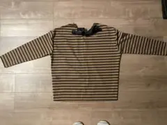 ボーダー トップス Honeys リボン 春 秋