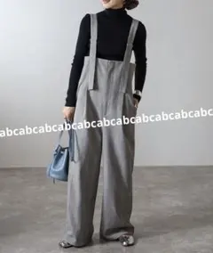 ☆本日限定価格☆美品☆【Bonjour Sagan】サロペット　チェック柄