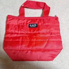 カルディ　コーヒバッグ　赤