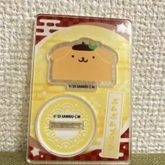 サンリオ　ポムポムプリン　お寿司といっしょアクリルスタンド