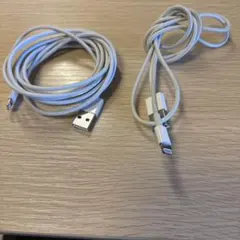 Lightningケーブル 2本セット 約1メートル USB-A