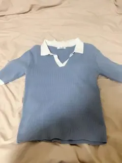 INGNI 半袖VネックニットTシャツ