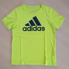 adidas 蛍光イエロー Tシャツ J152 - メルカリ