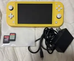 極美品Nintendo Switch Lite イエロー ケース付き箱無し ケース、充電器付きNintendo Switch Lite イエロー 本体