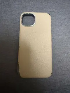 CASETiFY ベージュレザー風 iPhoneケース