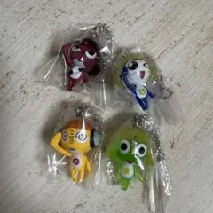 ケロロ軍曹 マスコット＆グミであります！ ケロロ ギロロ タママ クルル セット