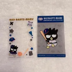 タイトーくじ サンリオ 侍ジャパン クリアカードセット バッドばつ丸