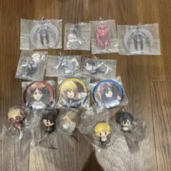一番くじ　進撃の巨人 それぞれの決意　下位賞　15点まとめ売り　リヴァイ付