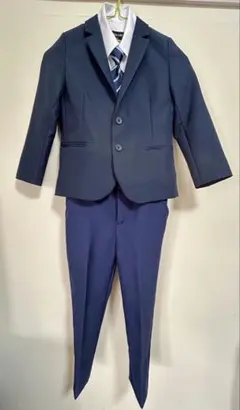 男の子 フォーマル スーツ 4点セット 110-120 入学式 卒園式 H&M