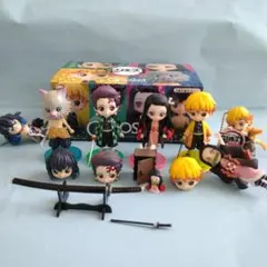 鬼滅の刃 フィギュア Qposket キーホルダーと刀のおまけ付きまとめ売でお得