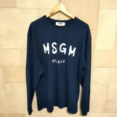 MSGM ネイビー 長袖 Tシャツ　Lサイズのサムネイル