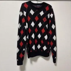 FRED PERRY JACQUARD CREW NECK JUMPER Mのサムネイル