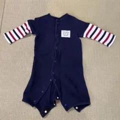 ロンパース・カバーオール 60-70cm ネイビー