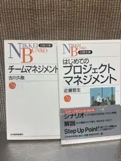 日経文庫　２冊　「チームマネジメント」「はじめてのプロジェクトマネジメント」