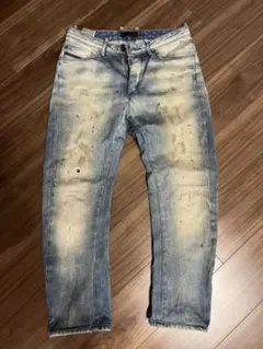 【美品】DIESEL black gold ダメージ加工 ストレートデニムのサムネイル