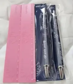 企業ノベルティ　シャープペンシル　定規　2本セット