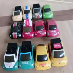 Coca-Cola プルバックミニカー 12台セット