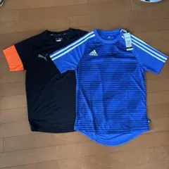 adidas新品タグ付き　PUMA Tシャツ2枚セット　160