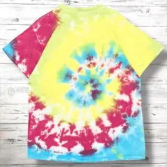 GILDAN ギルダン Tシャツ 総柄 L イエロー 1260