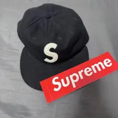 SUPREME エベッツSロゴ6パネルキャップ